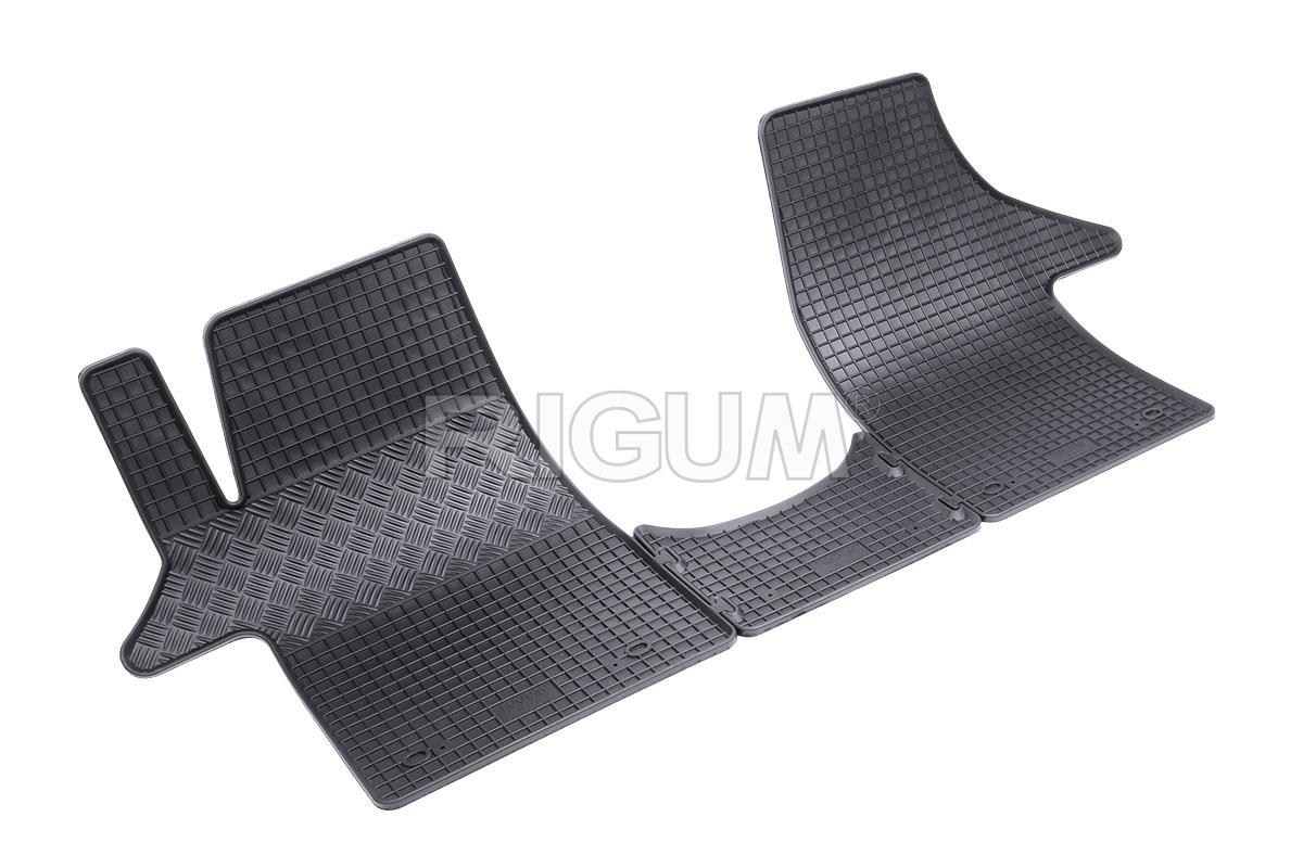 RIGUM Tipske patosnice za T5 3m 03-/VW T6 3m 15-  Transporter/ Transporter/ Caravelle/ Multivan (3dil)