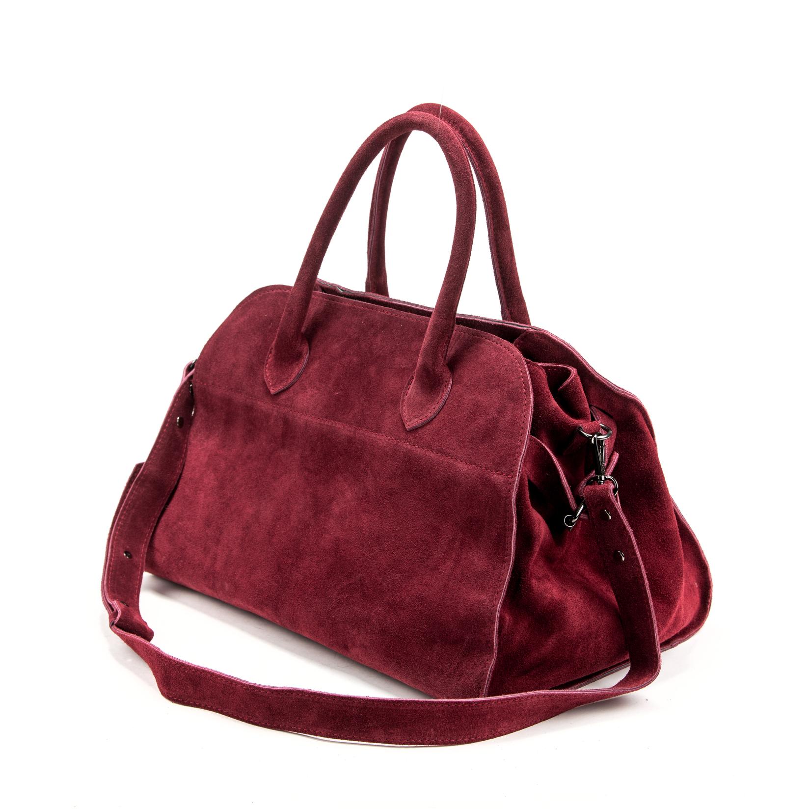 Claudia Ženska kožna torba 55C190, Bordo