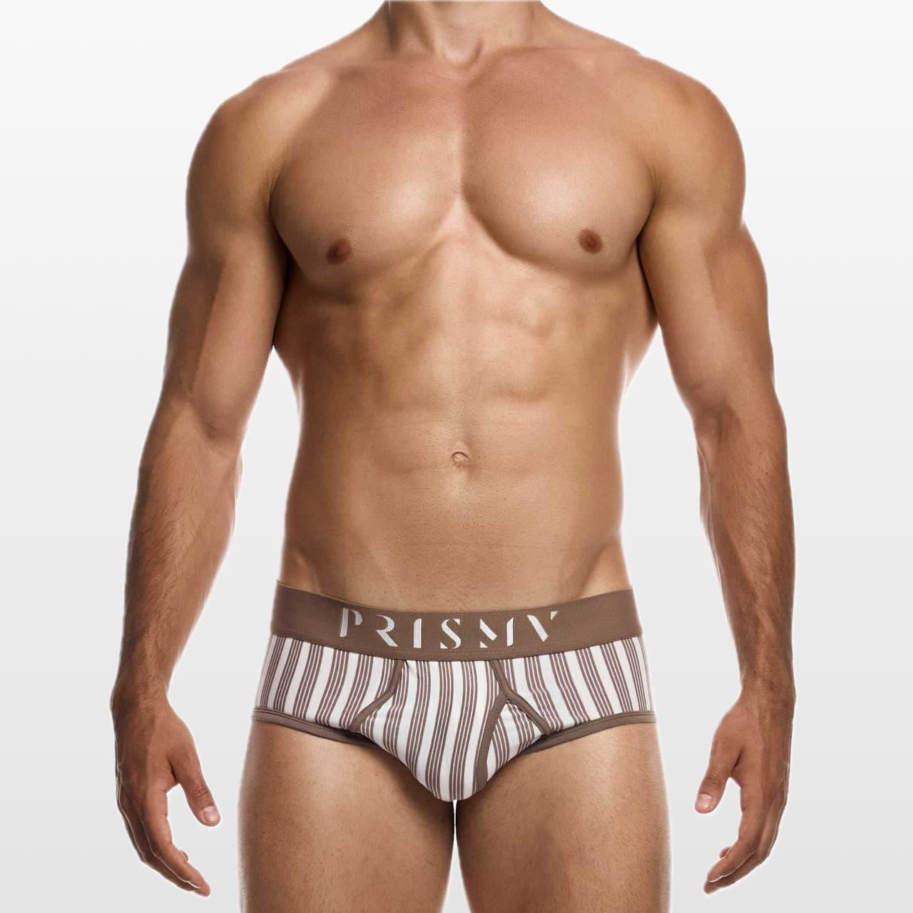 Modus Vivendi Muške slip gaće sa otvorom Prisma, Bele