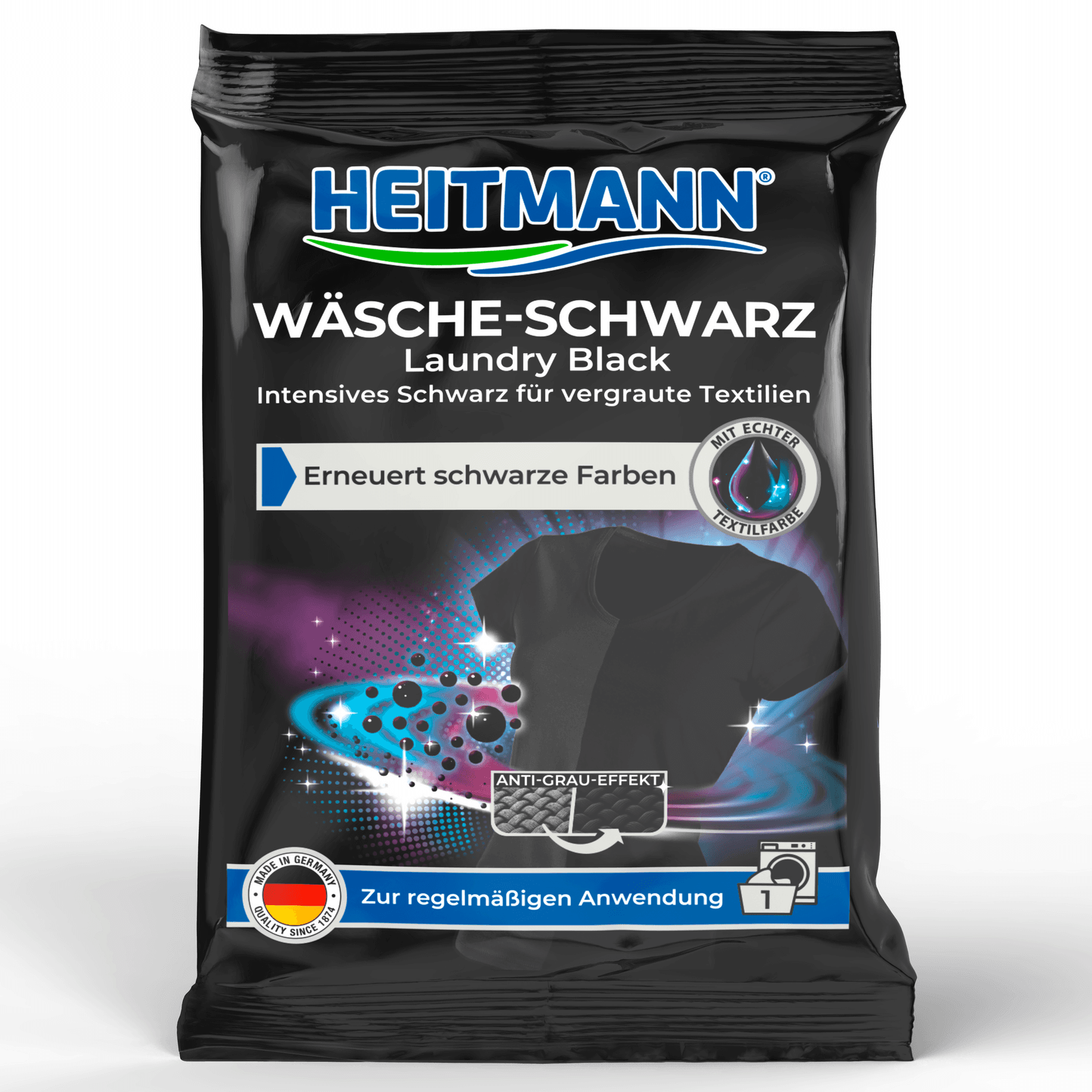 Heitmann Sredstvo za bojenje veša, Crno, 50g