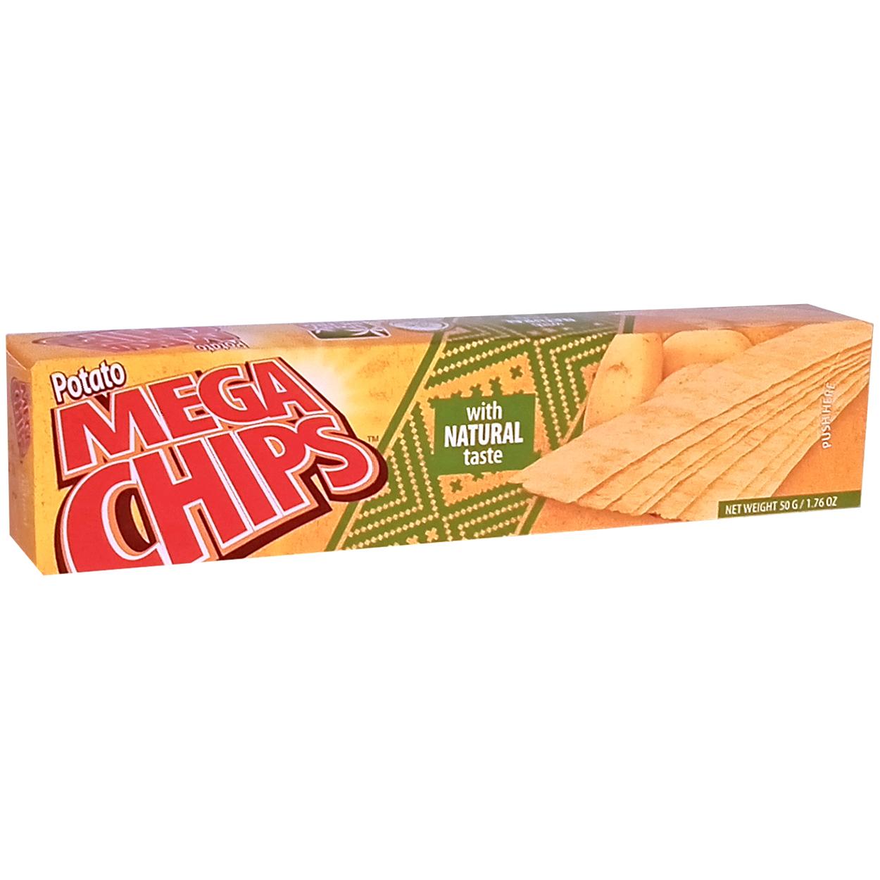 MEGA CHIPS Čips slani, 50g