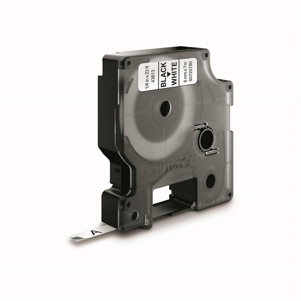 DYMO Traka bela sa crnim tekstom D1 6mm x 7m