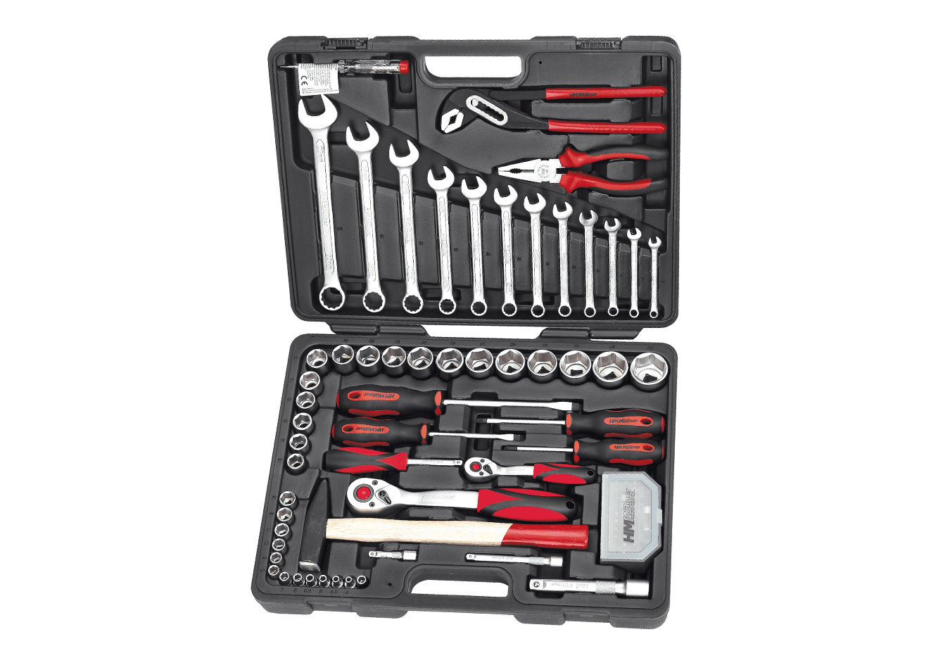 HM Müllner Set nasadnih ključeva 1/2" + 1/4" i ručnog alata, 88 delova, 6088