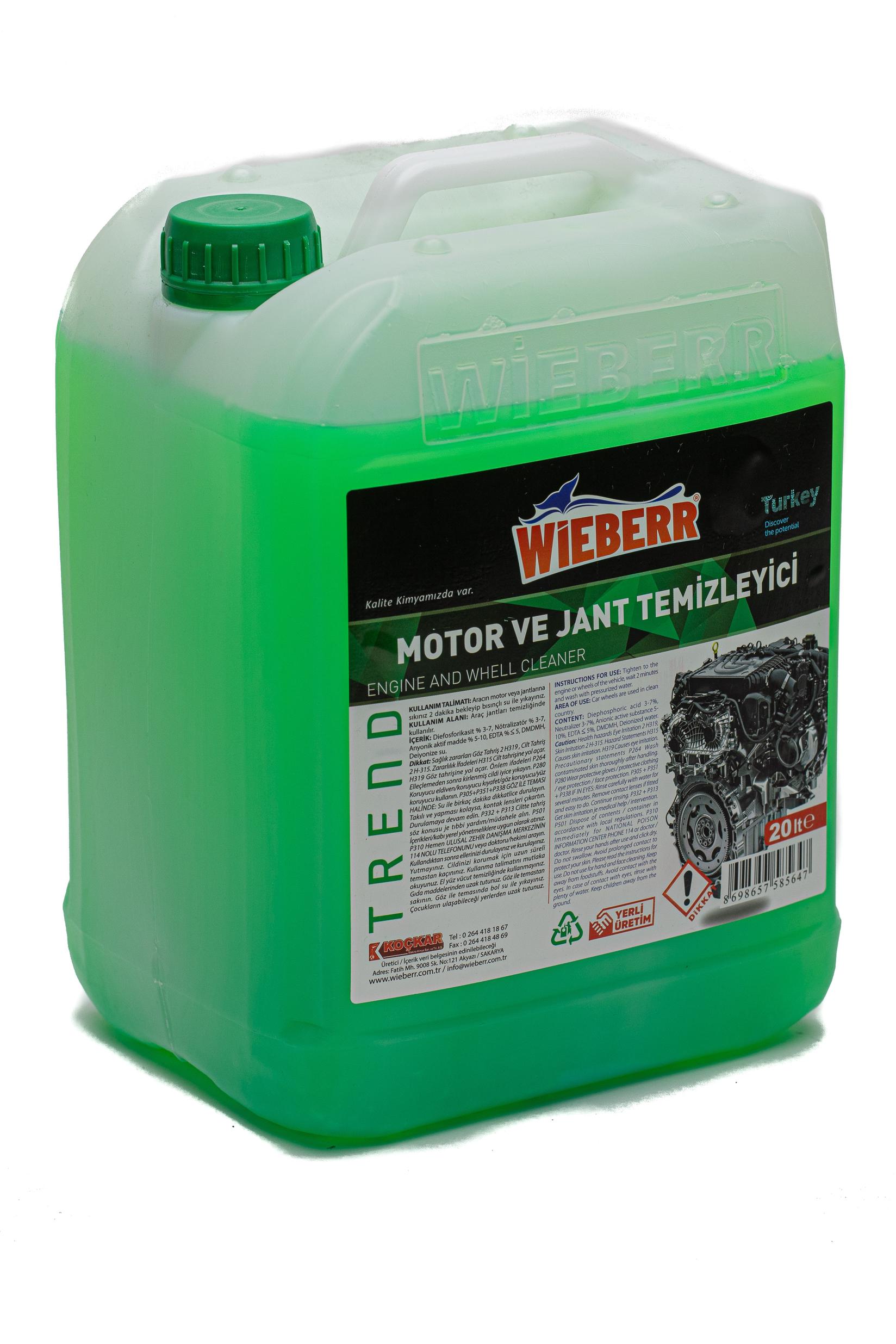 Wieberr Sredstvo za pranje felni i motora, 5l