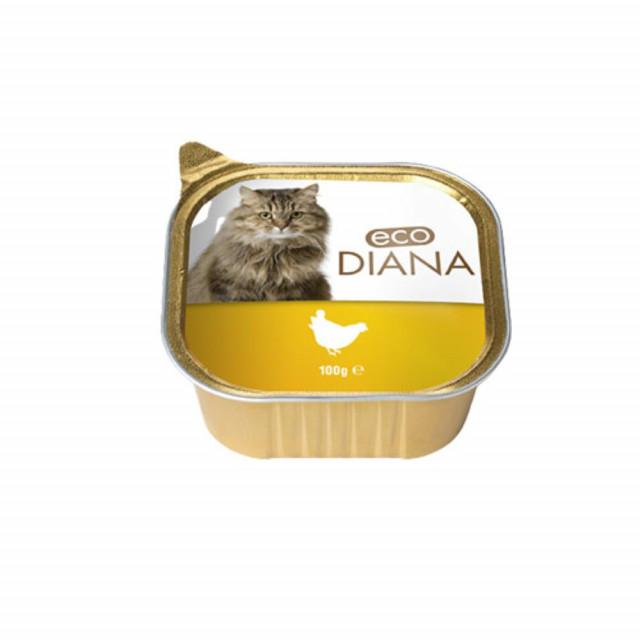 NORMAN&DISE Pašteta za mačke Eco Diana, Piletina, 100g