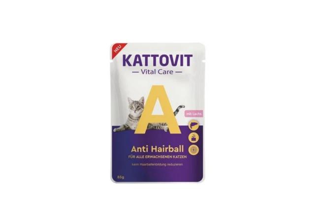 KATTOVIT Vital Care Anti Hairball sos za mačke losos, 85g