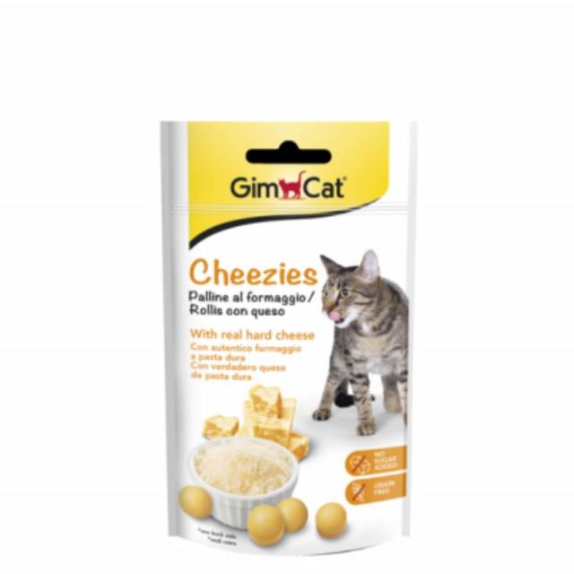 GIMCAT Poslastica za mačke Cheezies, Sir, 10g