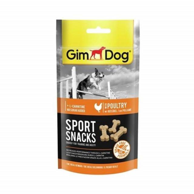 GIMDOG Poslastica za pse Sportsnacks, Živina, 60g
