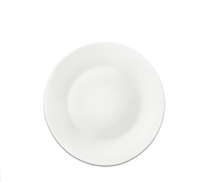 Bormioli White Moon Plitki tanjir, 27 cm,  Beli