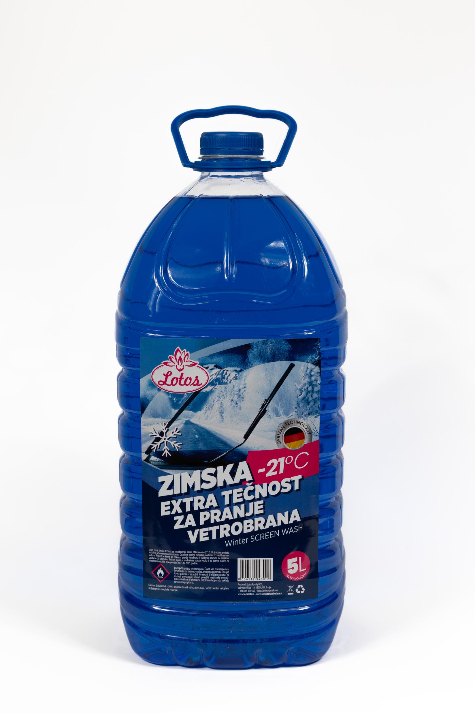 Lotos Zimska tečnost za pranje vetrobrana Extra, -21c, 5 L