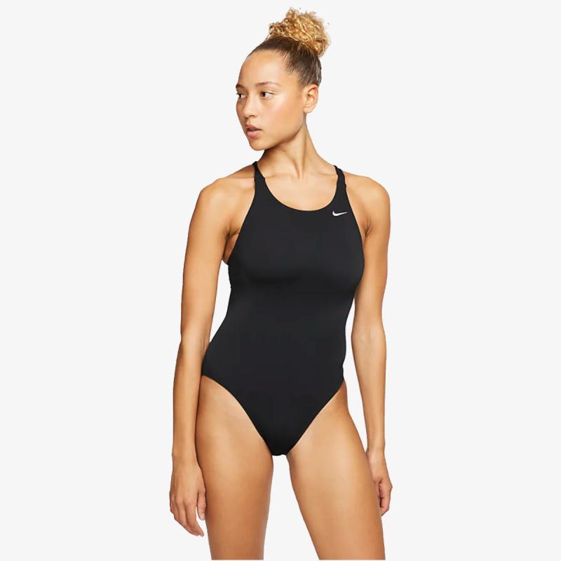Nike Ženski jednodelni kupaći Hydrastrong Solid, NESSA001, Crni