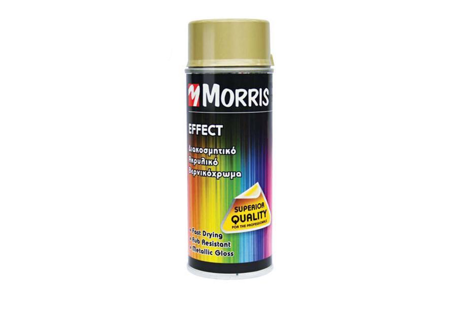 MORRIS Akrilni lak u spreju 400ml zlatni