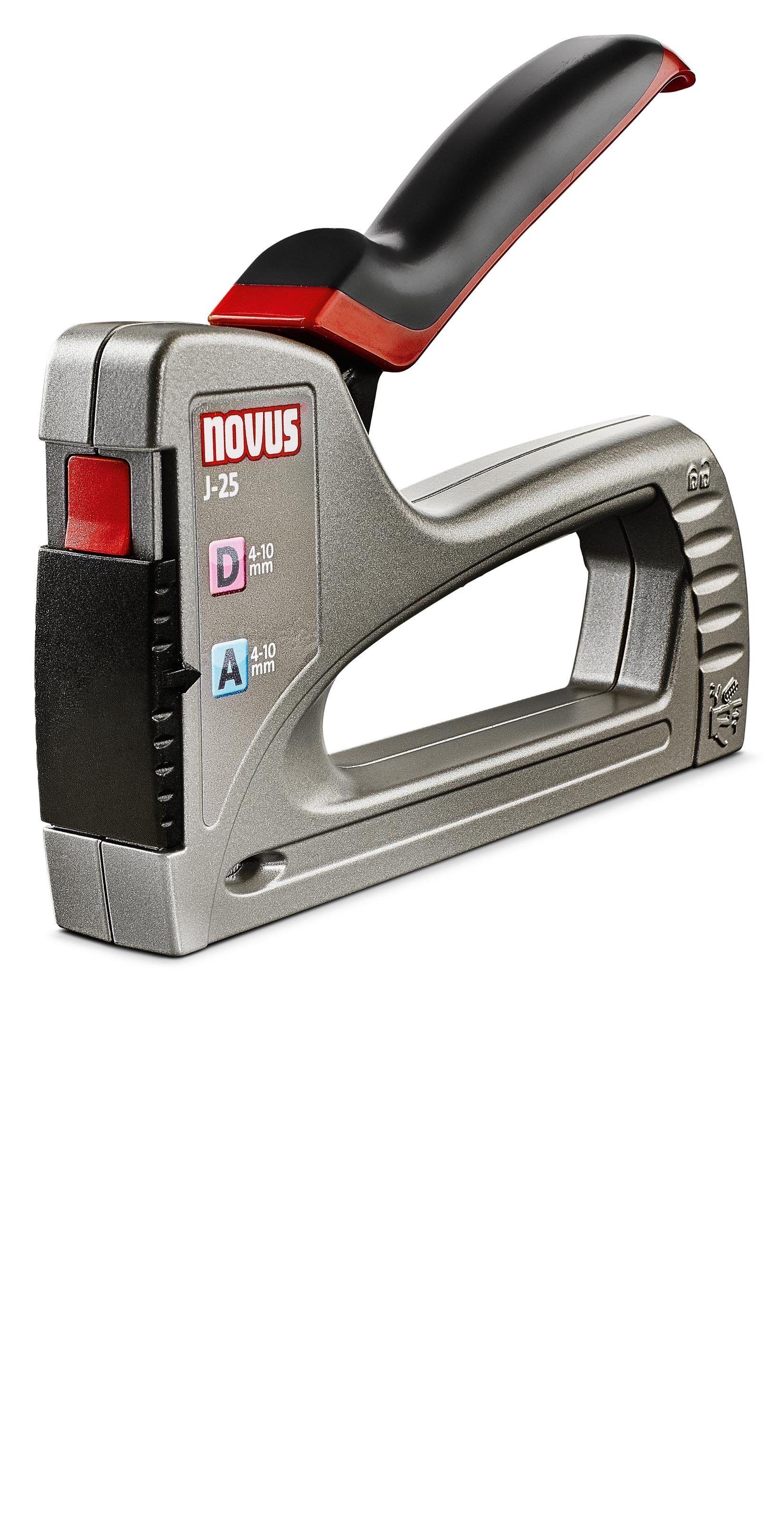 NOVUS Tapetarska heftalica J-25 Metal power, Srebrne boje
