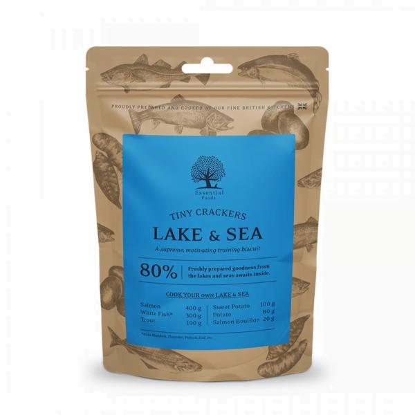 ESSENTIAL FOODS Poslastice za pse Lake&Sea Tiny Crackers, 100g