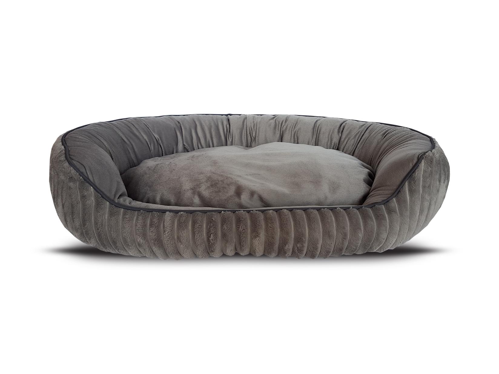 PET TEXTIL Krevet za kućne ljubimce Softy sivi