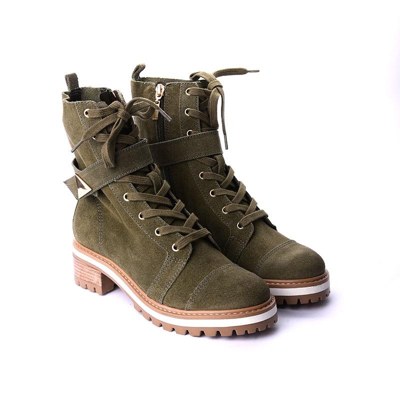 SCHUTZ Ženske čizme S206360055-04, Maslinaste