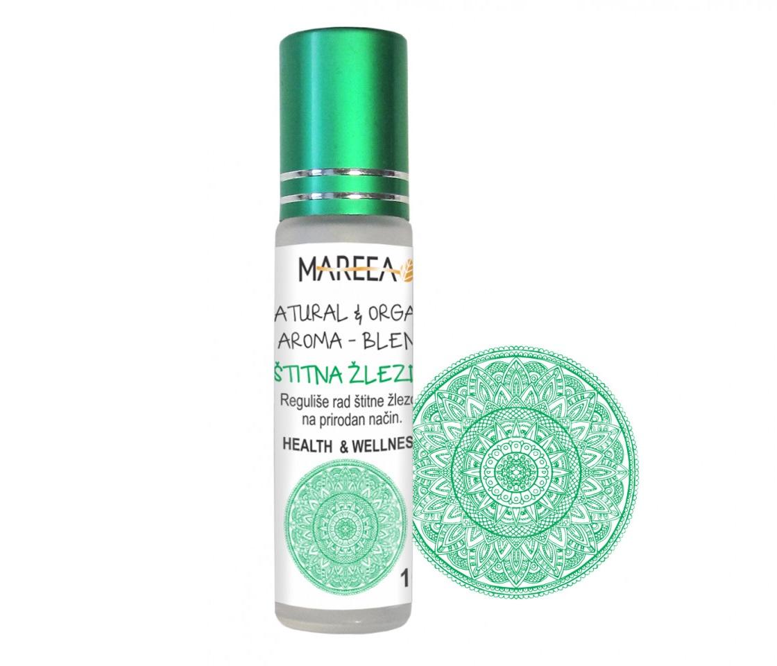 Mareea Prirodni aromaterapijski roll-on za podršku funkciji štitne (tiroidne) žlezde, 10 ml