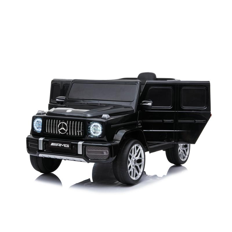 Premium Stil Automobil na akmulator za decu Mercedes G63, 12V, Crni
