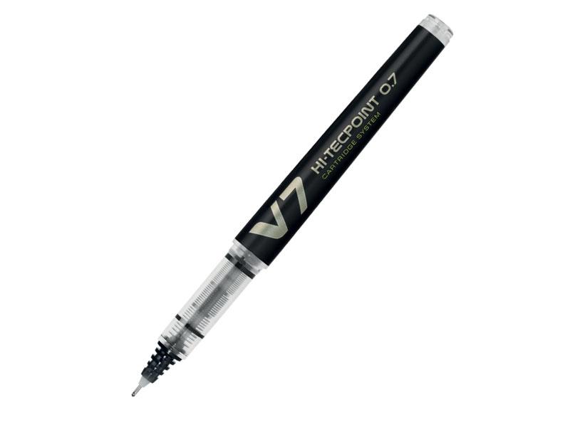 PILOT Roler olovka V7 HI-TECPOINT Refillable 0.7, Crna