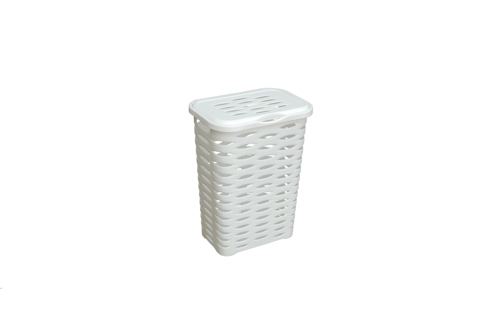 LINDO Korpa za veš 40L, Bela