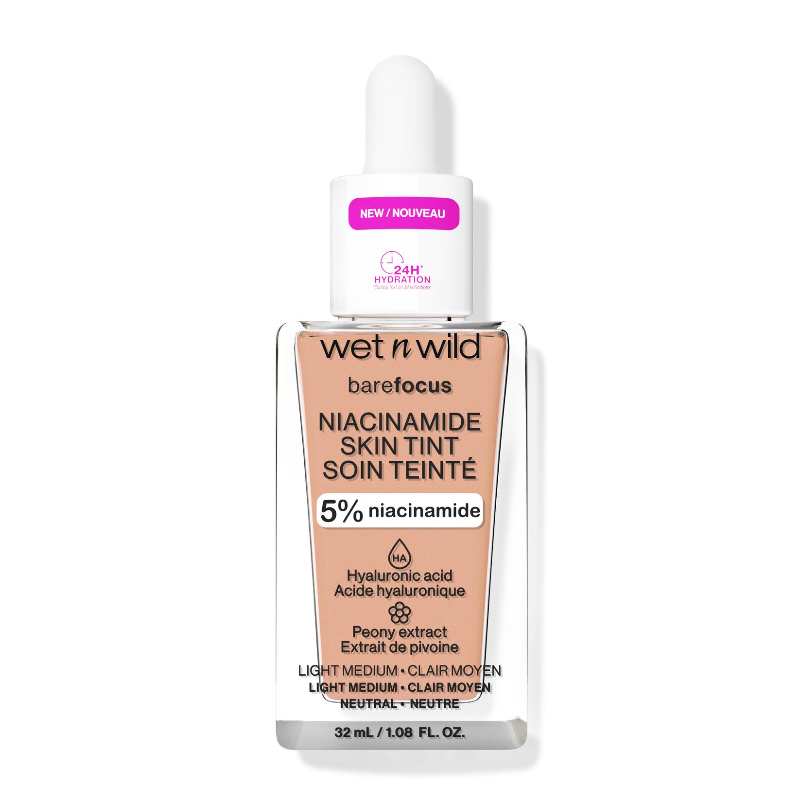 wet n wild Bare focus niacinamide skin tint Tonirani serum light medium 32ml
