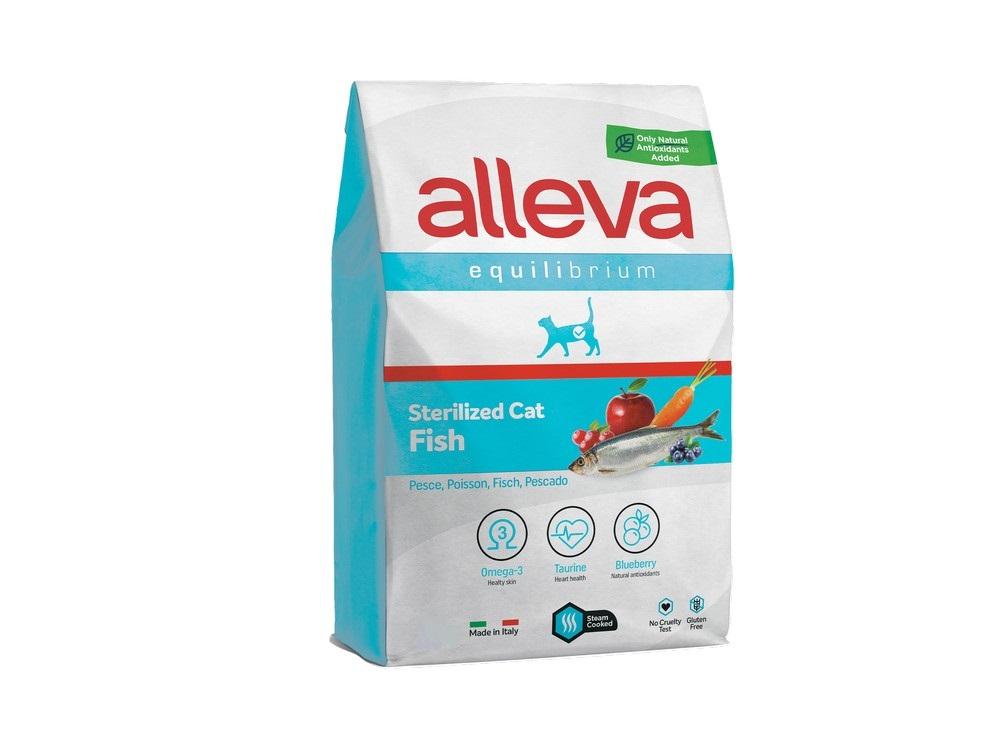 Alleva Equilibrium Suva hrana za odrasle sterilisane mačke, Sa okeanskom ribom, 10kg