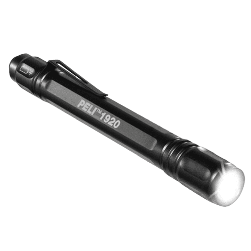 PELI Baterijska lampa, LED, Aluminijumska, 120 lm, Crna