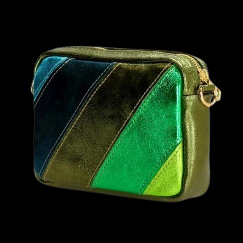 Charm London ženska kožna torbica, Zelena