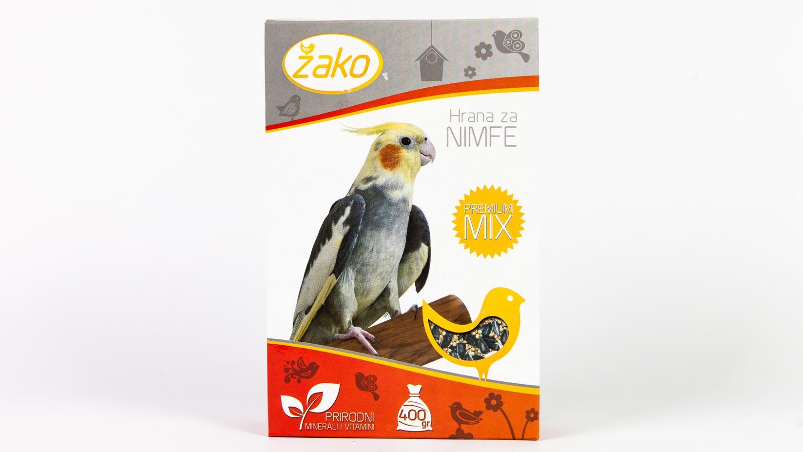 ŽAKO Kombinovana hrana za nimfe 400g