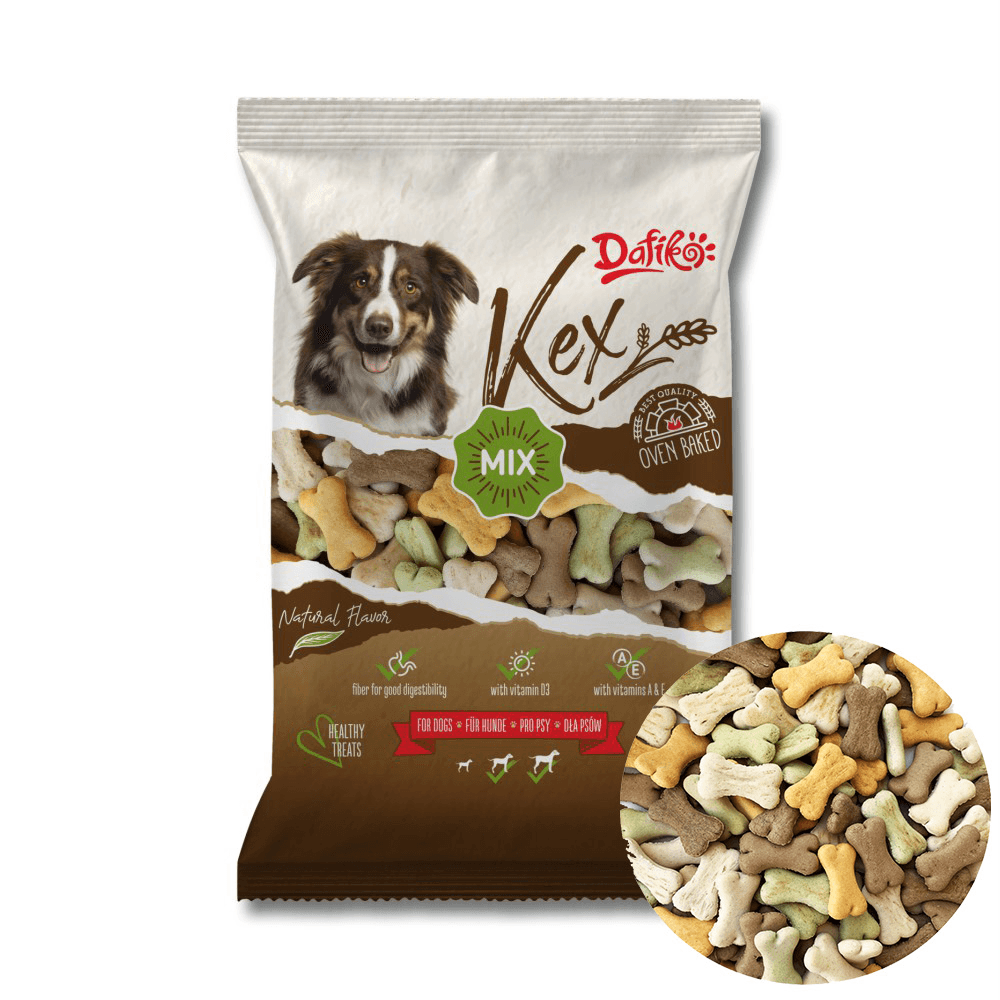 DAFIKO Poslastica za pse Kex Mini Bones 400g
