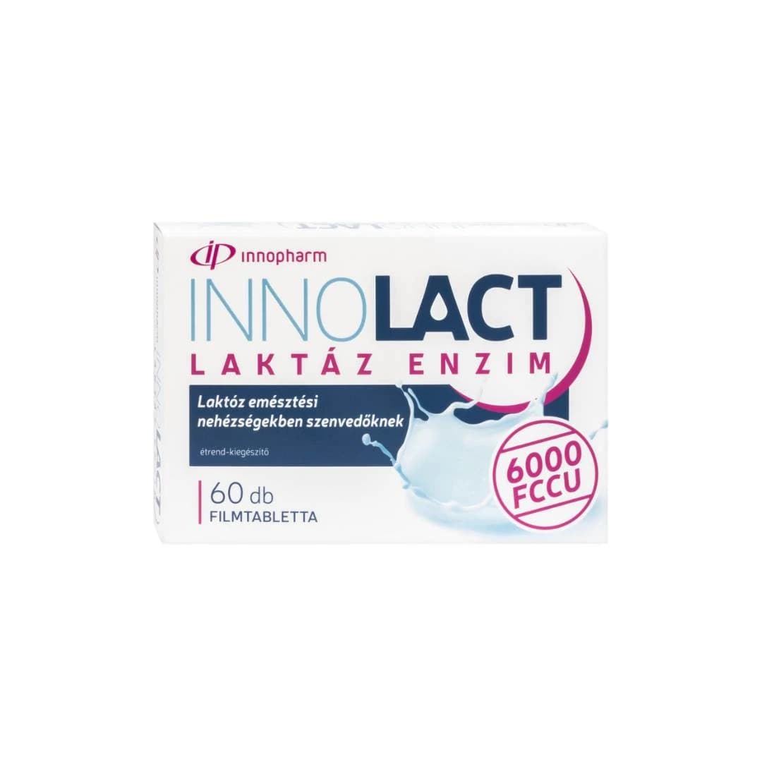 Innopharma Innolact Enzim Lactaza 6000 FCCU, 60 tableta