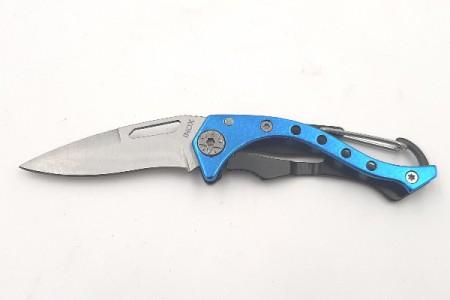 AUSONIA Mini preklopni džepni nož sa karabinerom 12cm