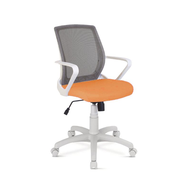 NOWY STYL Kancelarijska stolica Fly White Orange, Narandžasto- bela