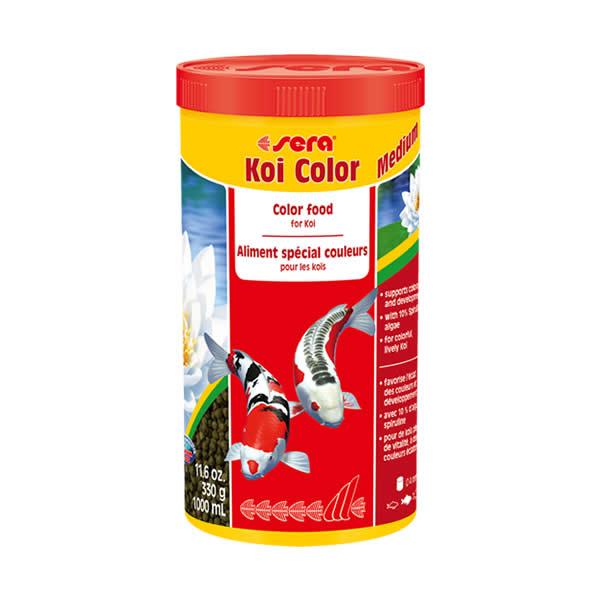 SERA  Hrana za šarane za intenzivnu boju Koi Color Medium Nature, 350g/1L