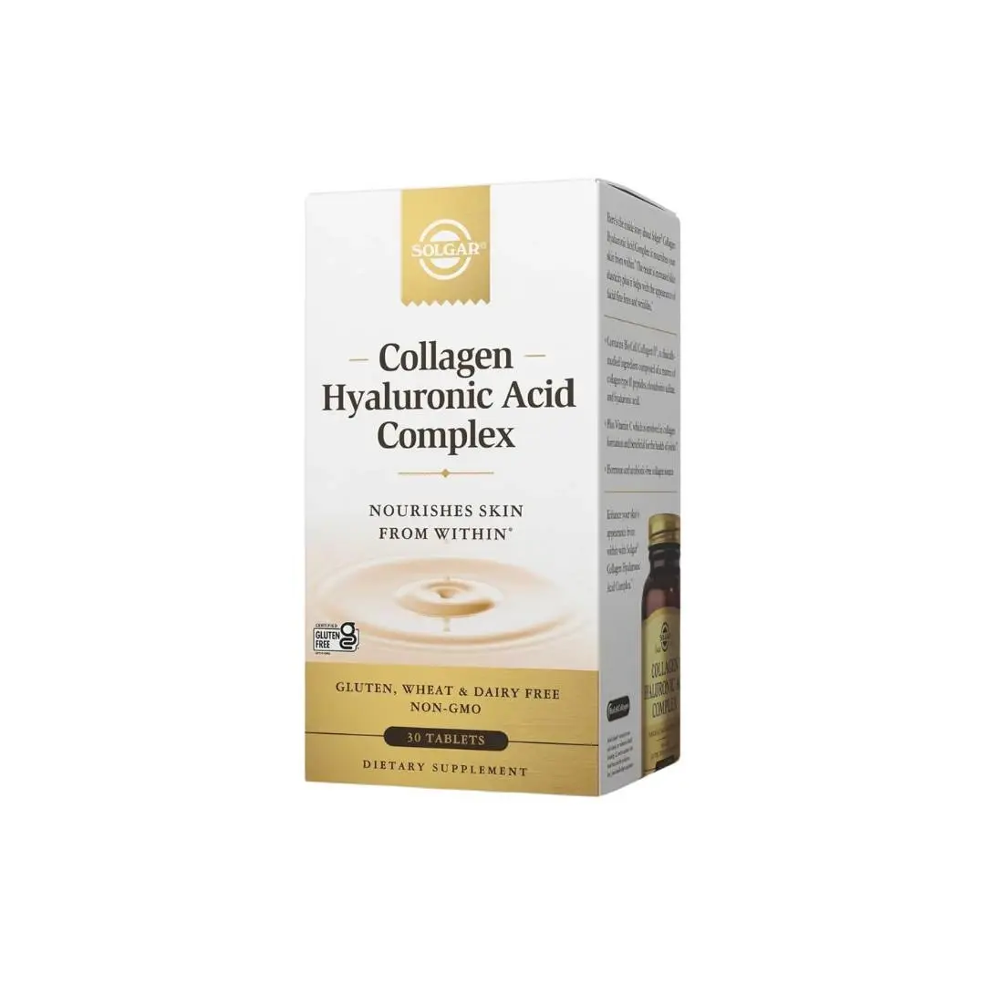 Solgar Kolagen Hyaluronic Acid Complex, 30 tableta