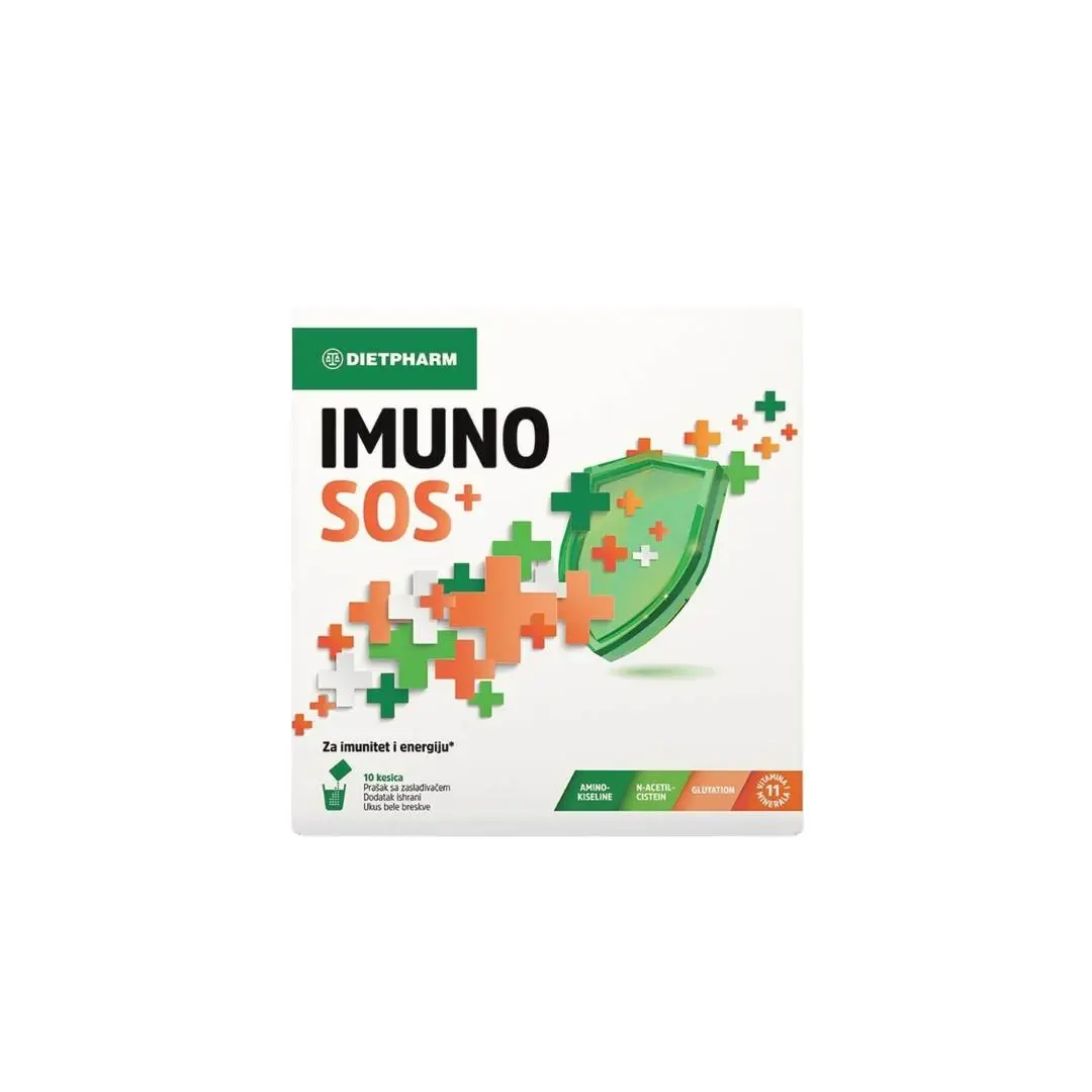 Dietpharm Imuno SOS+ Prašak, 10 kesica