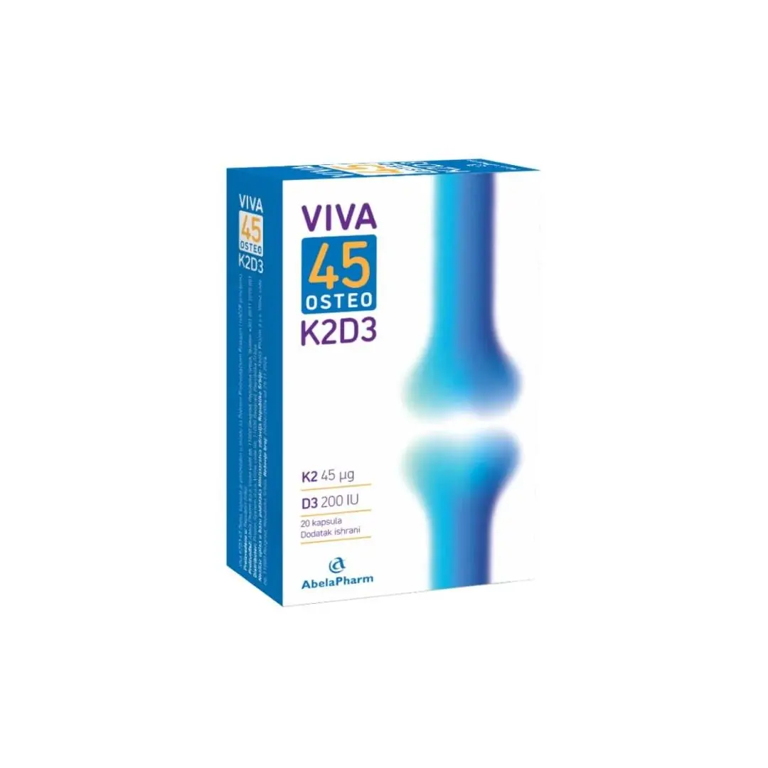 AbelaPharm K2D3 45 Osteo, 20 kapsula