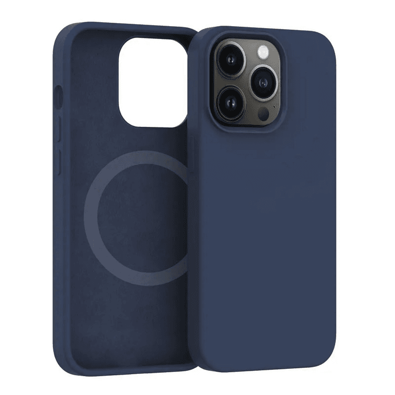 Maska Summer color Magsafe za iPhone 15 Pro tamno plava