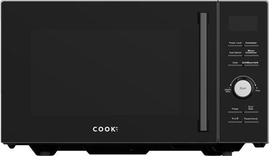 Cook-It Kombinovana mikrotalasna rerna sa grilom i toplim vazduhom, 25l, Crna