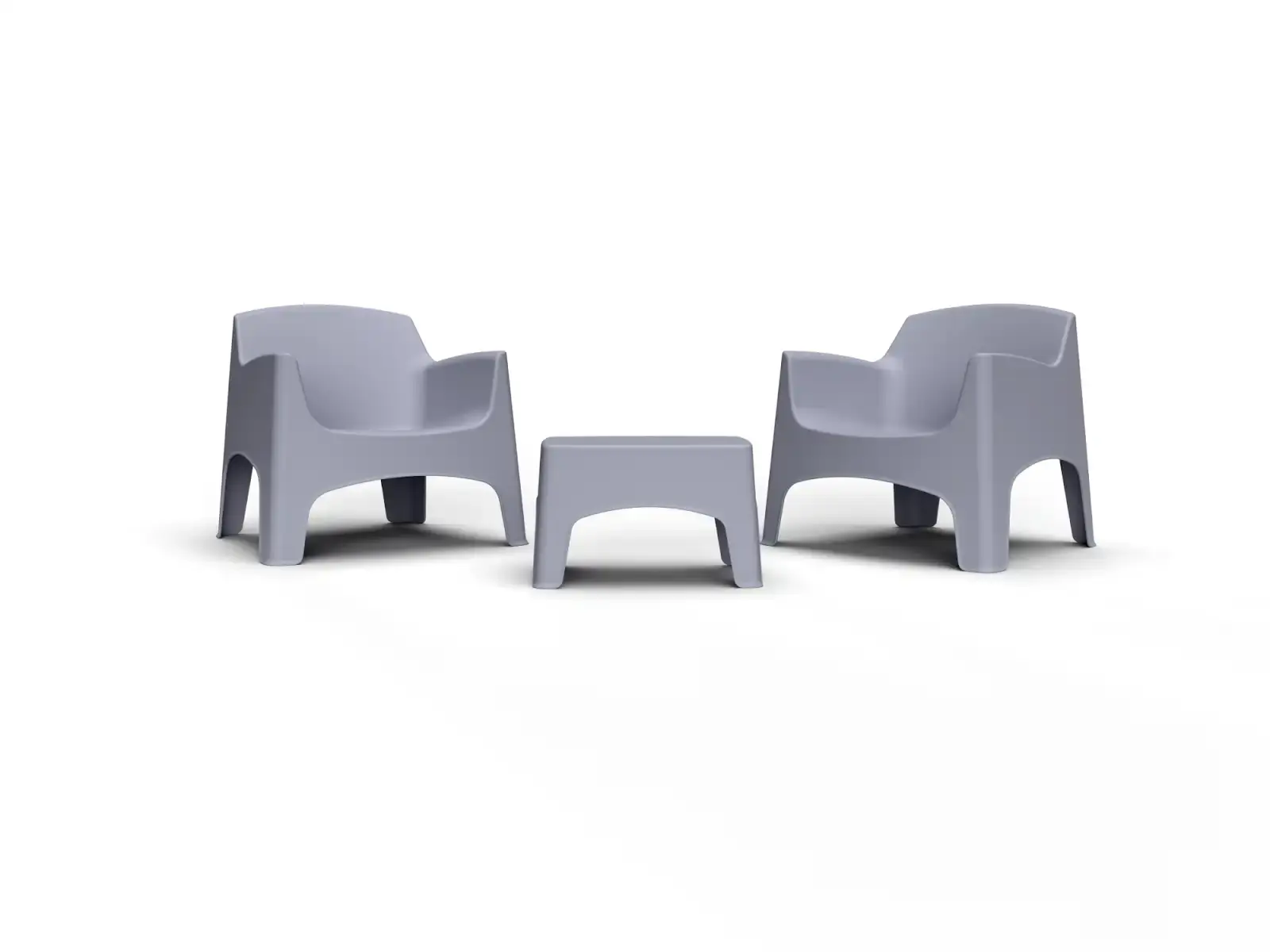 BICA Baštenski set Ibiza Terrace, 3 proizvoda, Sivi