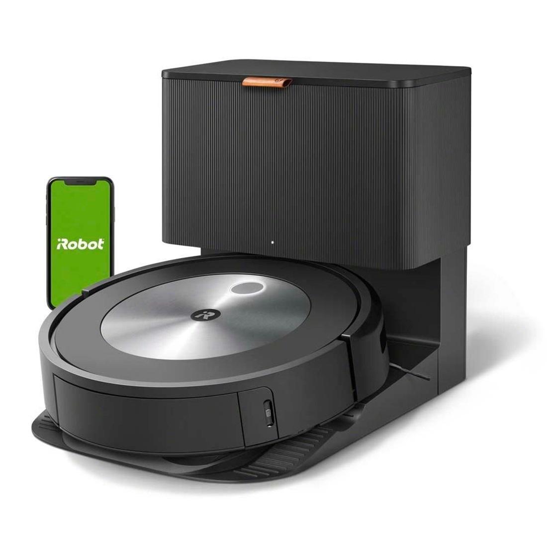 iRobot Robot usisivač Roomba j7+, Pametna navigacija, Auto pražnjenje, Crni