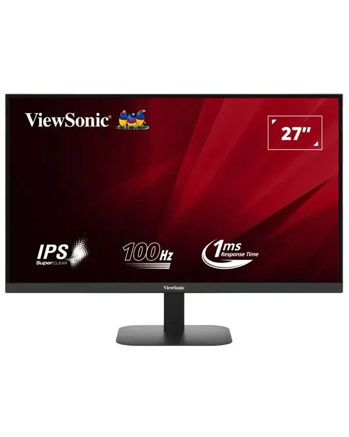 Viewsonic Monitor VA2708-2K-HD-2, 27", 2560x1440, QHD, IPS, 75 Hz, Crni
