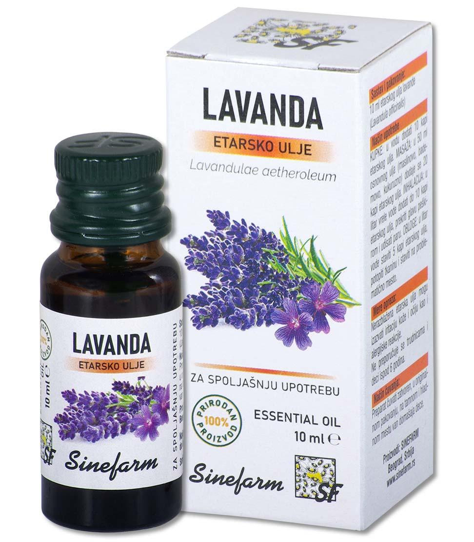 SINEFARM Etarsko ulje od lavande 10 ml