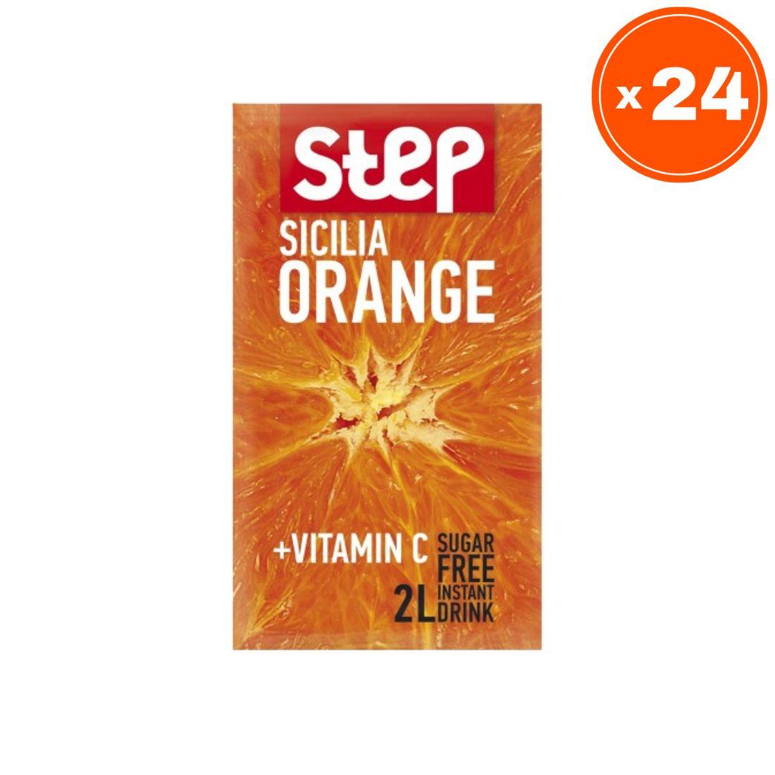 Step Sok na rastvaranje, Narandža+vitamin C 9 g, 24 kesice
