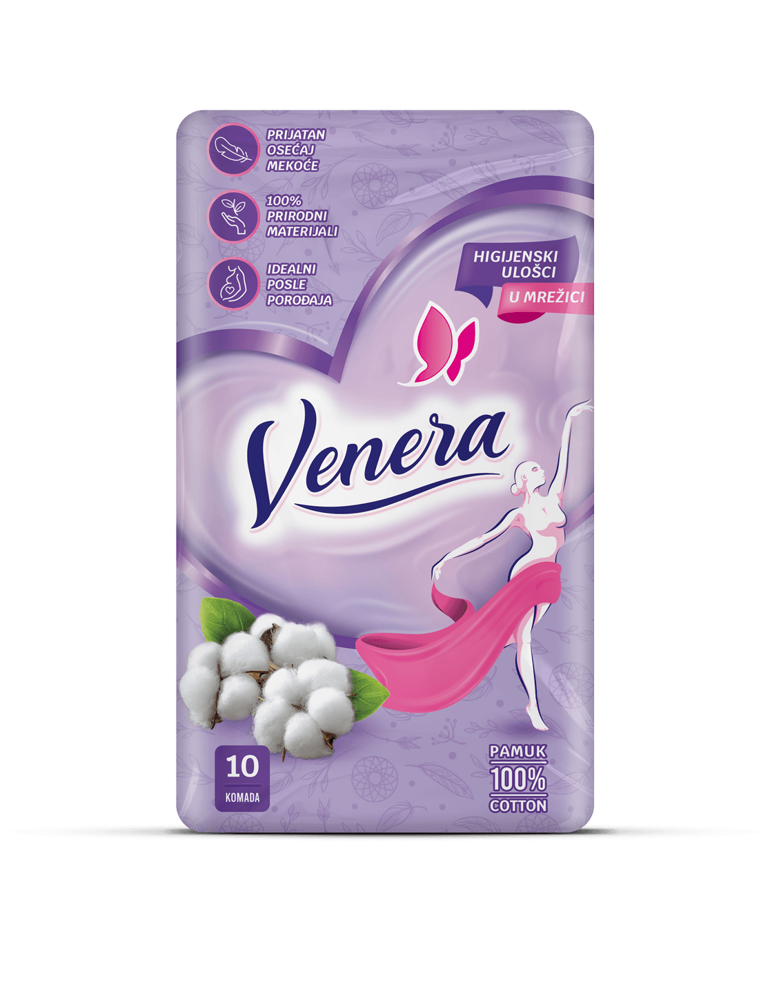 Venera Higijenski ulošci u mrežici, 10 komada