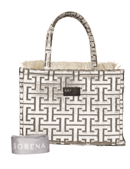 Sorena Handmade Ženska srednja tote torba Daphne, Bež